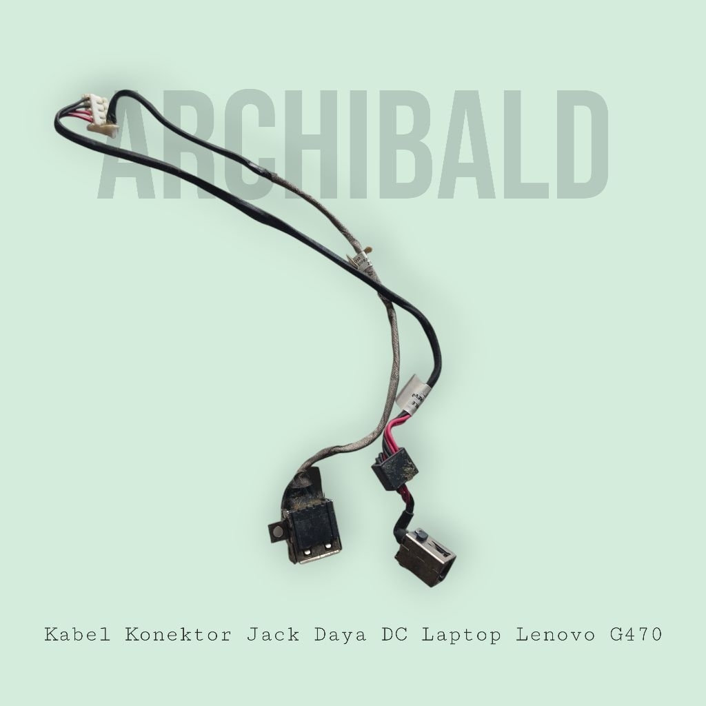 Kabel Konektor Jack Daya DC Laptop Lenovo G470