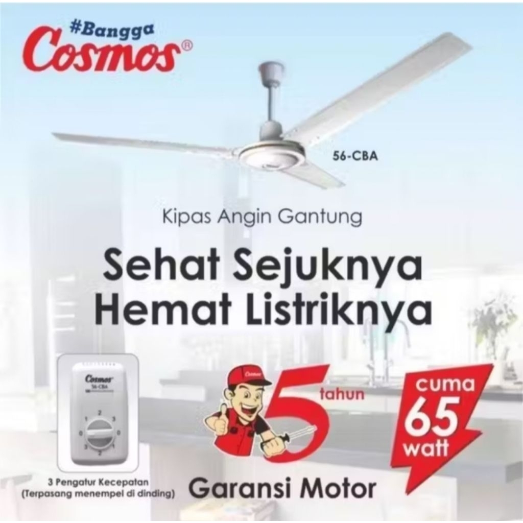 KIPAS ANGIN GANTUNG CELLING FAN COSMOS