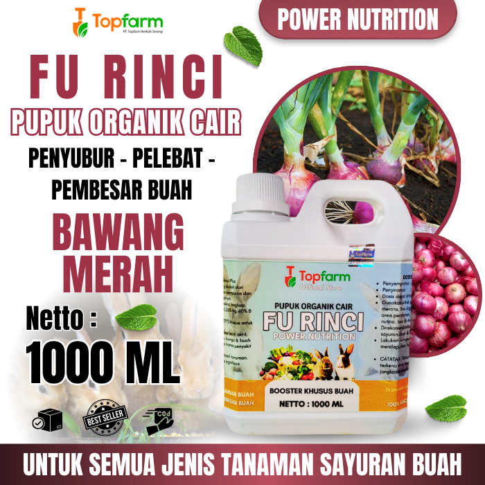 Pupuk Bawang Merah / Pupuk Pembesar Umbi Bawang Merah / Pupuk Pelebat Bawang Merah / Pupuk TopFarm /