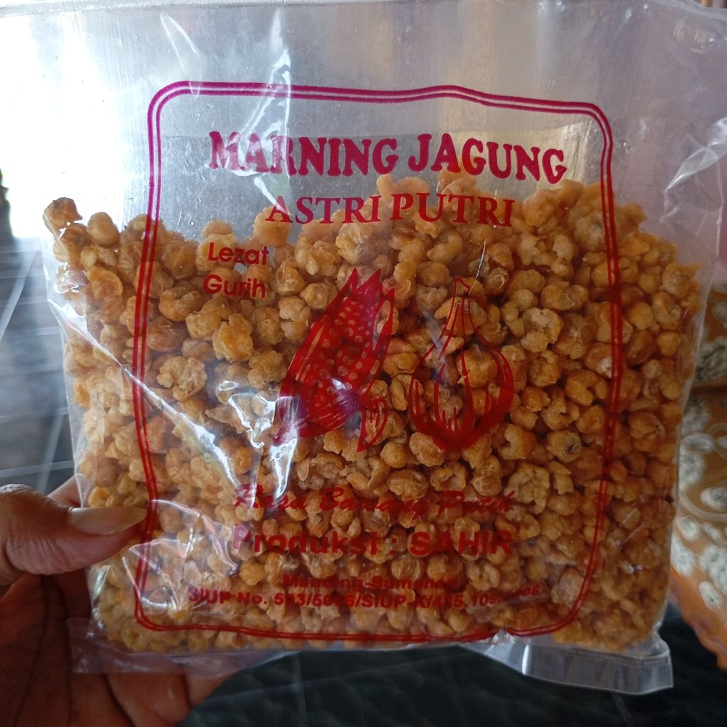 MARNING JAGUNG 180GR/JAGUNG KETAN/JAGUNG PALOTAN - CEMILAN MADURA - OLEH OLEH MADURA ENAK DAN GURIH