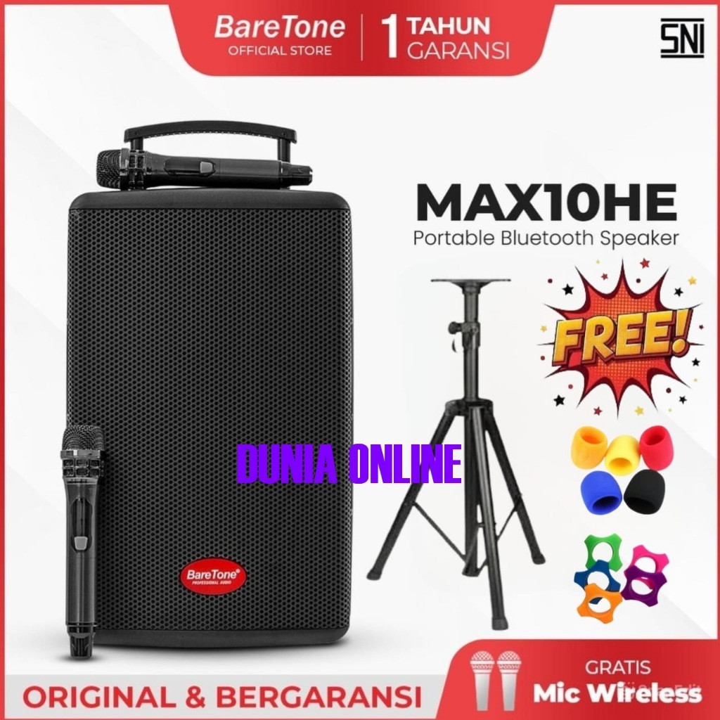 speaker baretone max10he max10 he max 10 he baretone original