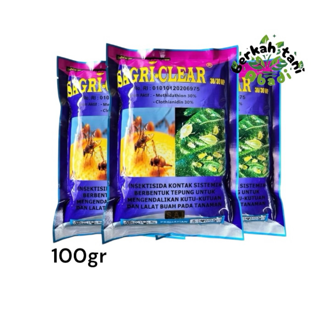 Sagri Clear 100gr insektisida pembasmi hama pada tanaman