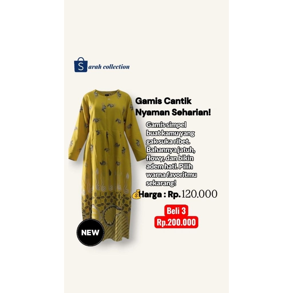 gamis batik semua muslim, gamis motif batik gamis batik nyaman, gamis panjang, gamis batik casual, g