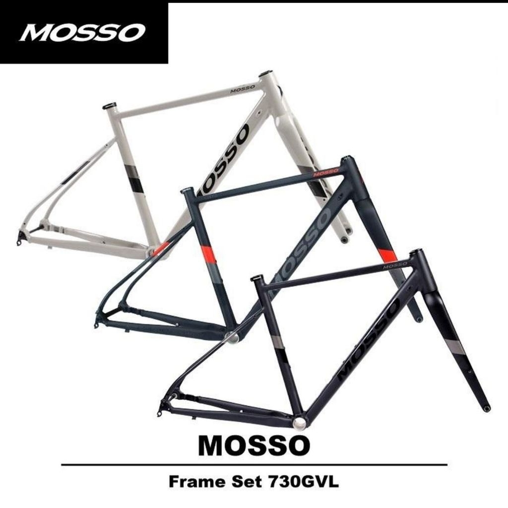 FRAMESET MOSSO 730GVL 700C ALLOY DISC BRAKE