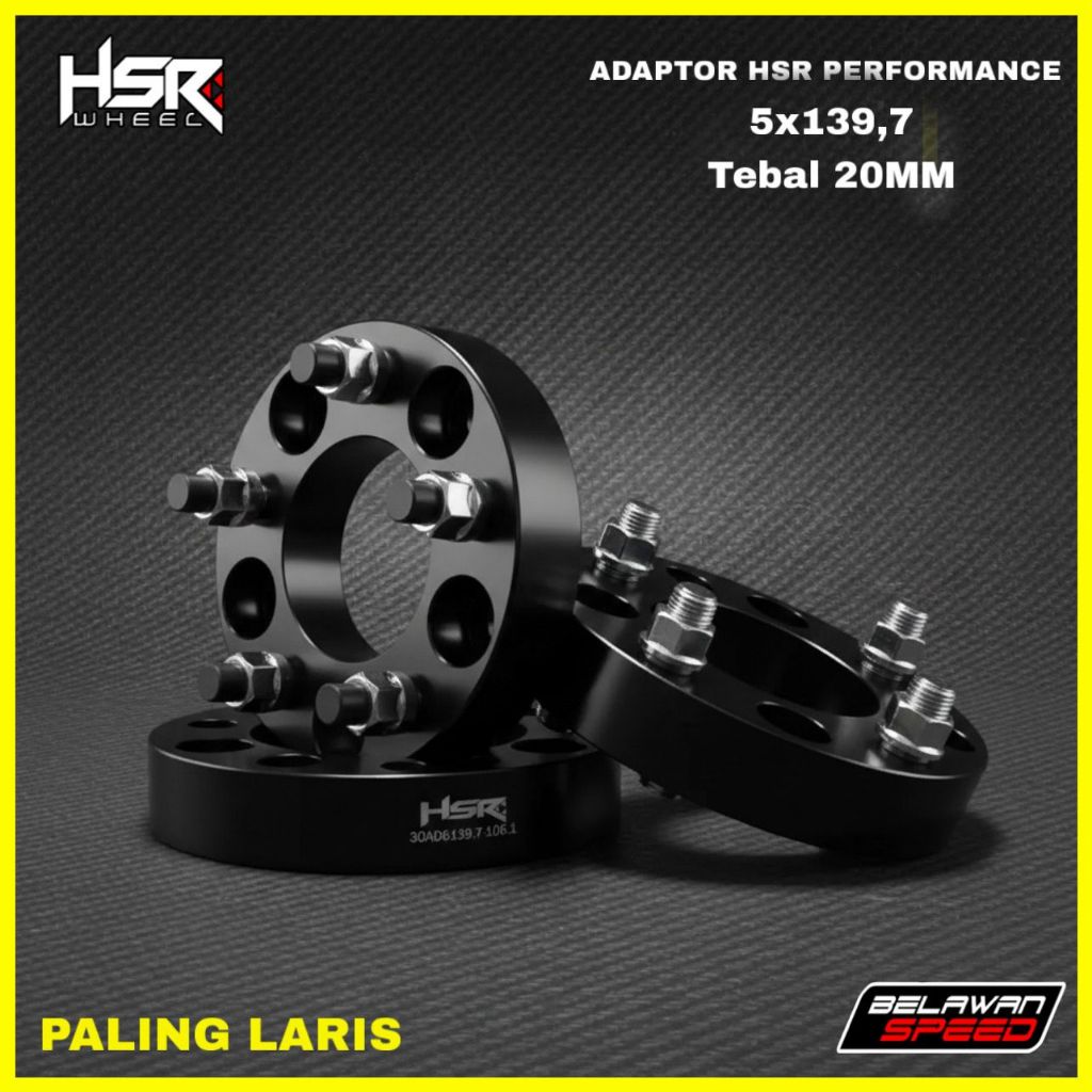 ADAPTOR VELG PELEK MOBIL PCD 5X139,7 CB 110,1 TEBAL 20mm HSR untuk Suzuki Escudo Grand Escudo Jimny 
