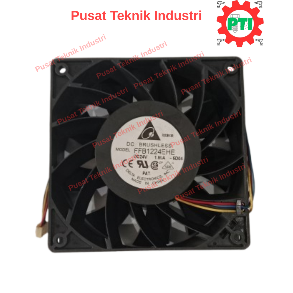 DELTA-FFB1224EHE DC 24V FAN DELTA ORIGINAL (12X12X3,8)