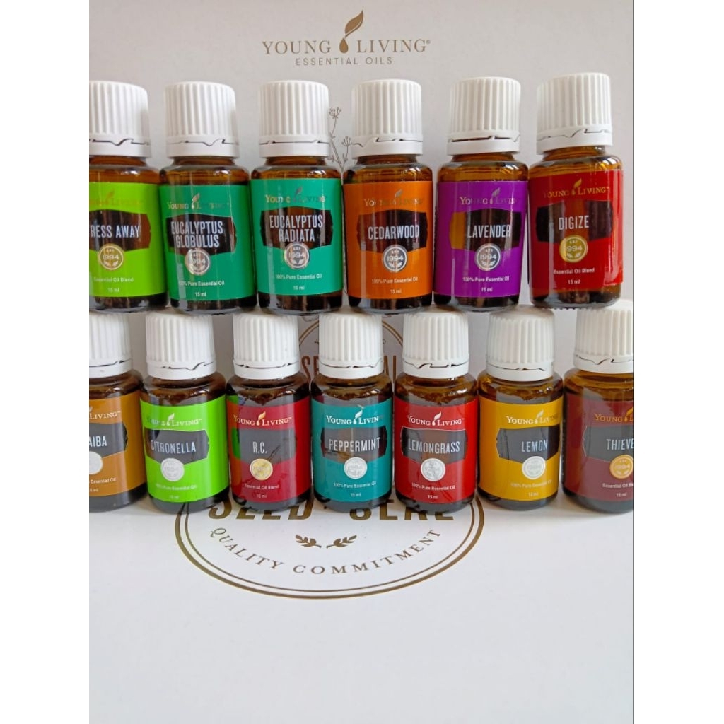 YL 15ml peppermint oil young living,rc oil young living,lemon oil young living,lavender oil young li
