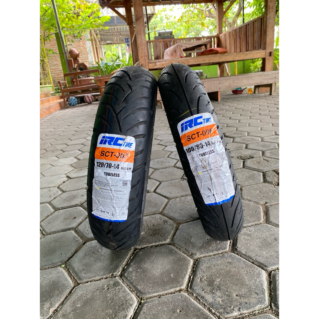 IRC Ban 100/80-14 dan 120/70-14 untuk PCX 150 Vario 160 - Ban Motor IRC Tubeless