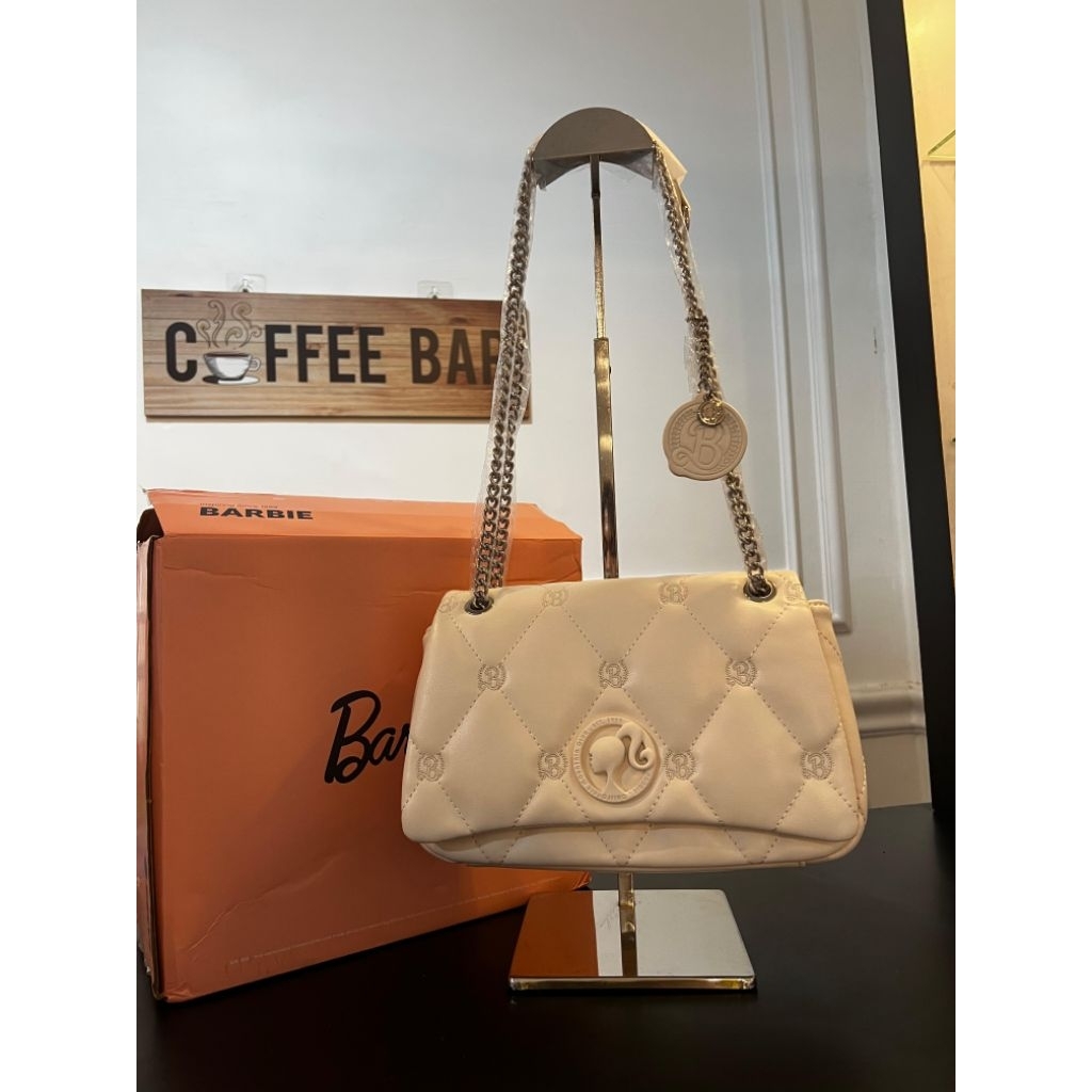 tas barbie pillow putih terbaru