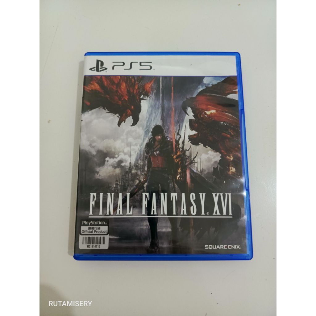 FF16 region3 kaset bd ps5 final fantasy xvi
