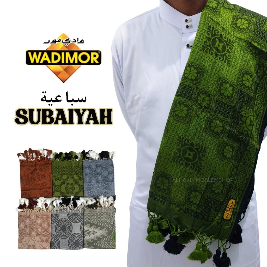 Sorban Wadimor Subaiyah Jacquard Songket Burma Zebra Sarung Wadimor