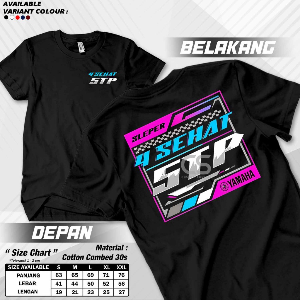 Kaos Racing Jupiter Vega 4 Sehat 5TP Original Terbaru High Premium Quality