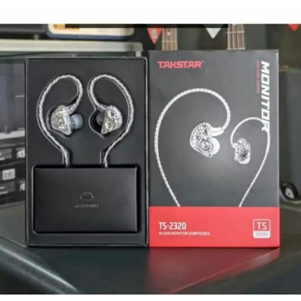 TAKSTAR Ts  TS2320 In Ear Monitor Earphone Desain elegant dan Mengagumkan ts-2320 takstar original