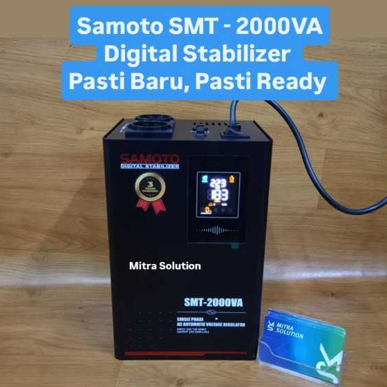 SAMOTO Stabilizer 2000VA Stavolt Single Phase Stavolt SMT2000VA Stabiliser SMT