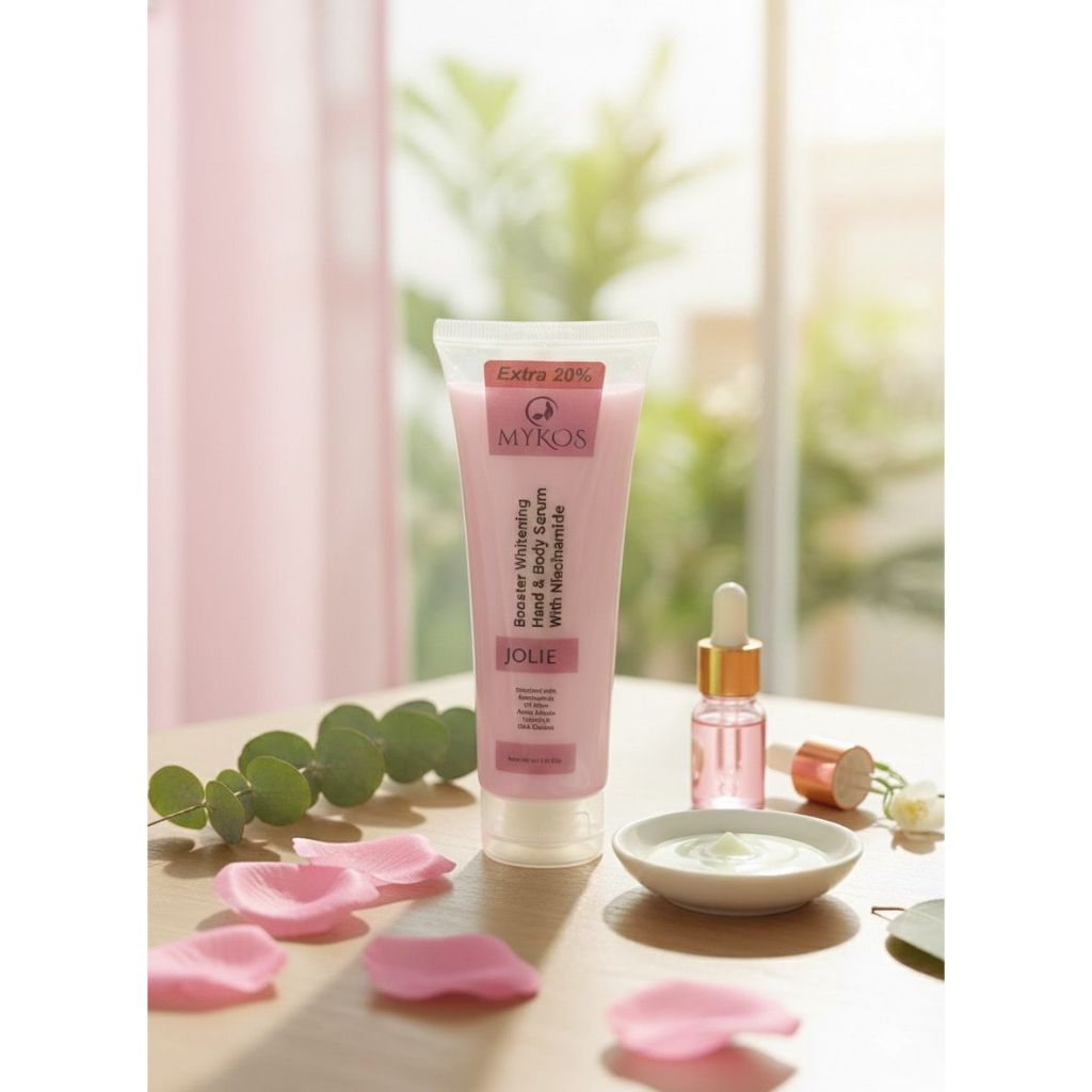 Mykos Handbody Lotion Serum AHA Booster Original Mencerahkan & Melembabkan Glowing Seharian