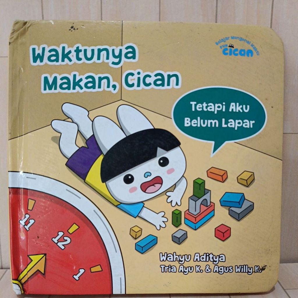 Buku Bacaan Anak Tentang Waktu Makan,Cican