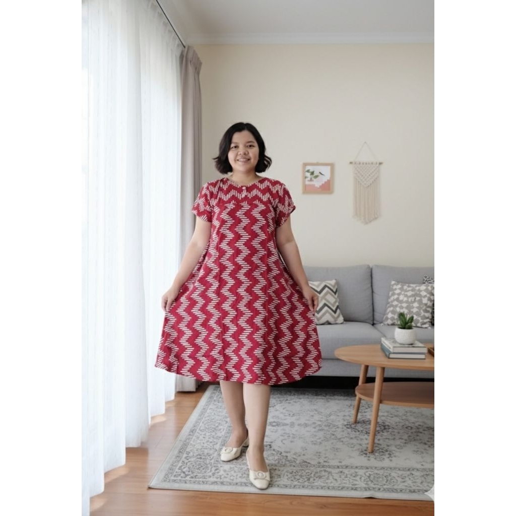 SMT Marisa Daster pias Kancing ld 115 cm