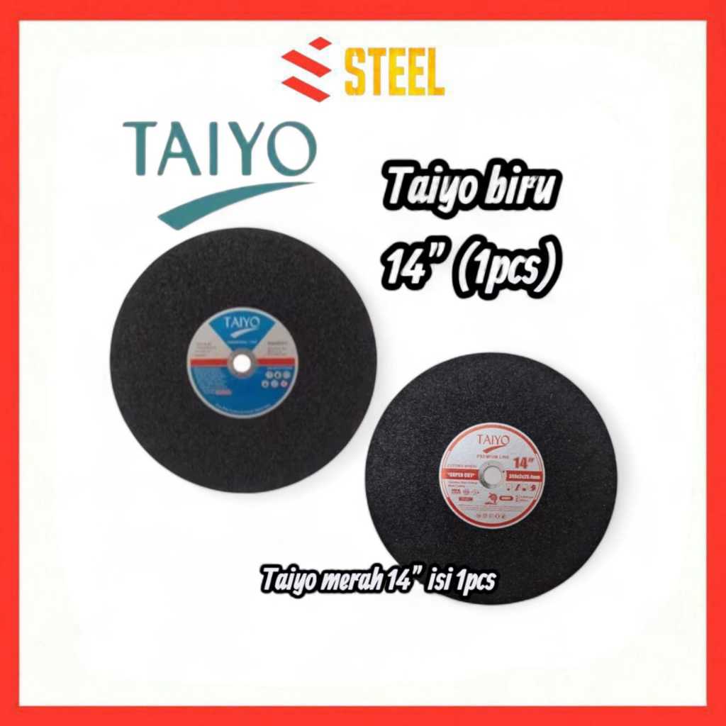 TAIYO Batugerinda Cutting Wheel 14"x3 TAIYO /Mata Gerinda Cutting Wheel 14 inch
