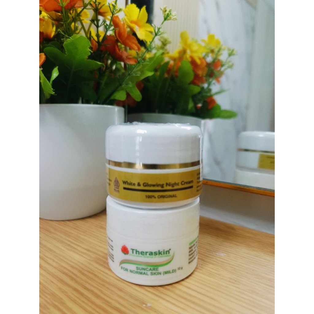 siang malam normal glow theraskin