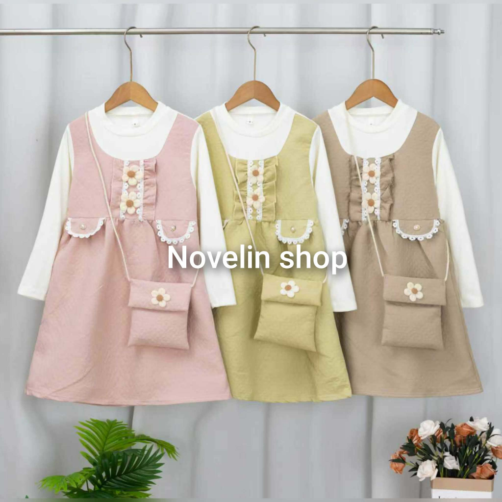 dress anak perempuan import 7-10 tahun gaun pesta anak perempuan