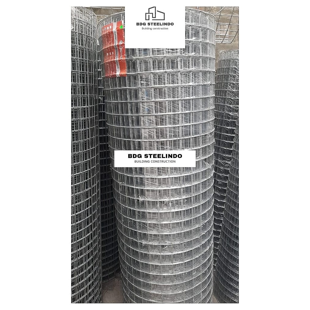 Wiremesh roll 50x50 x 3mm x 1.8m / Kawat Loket Galvanis 5x5 Power Mes 50 x 50 Rol 5 x 5