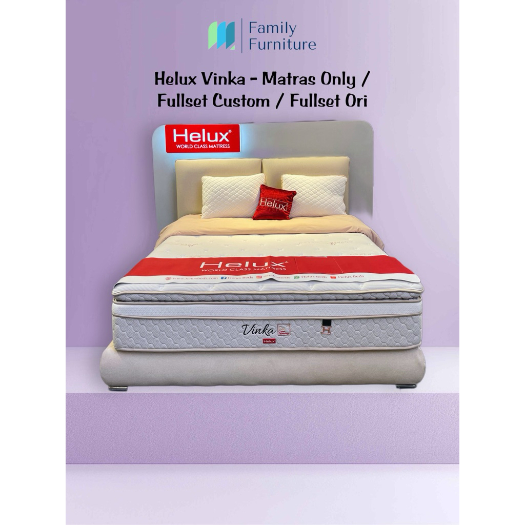 Springbed Helux Vinka - FULLSET CUSTOM - 180 x 200