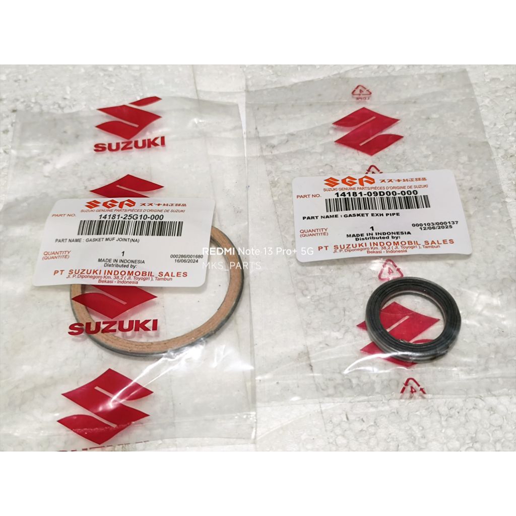Gasket Perpak Knalpot Suzuki Smash Titan Original SGP