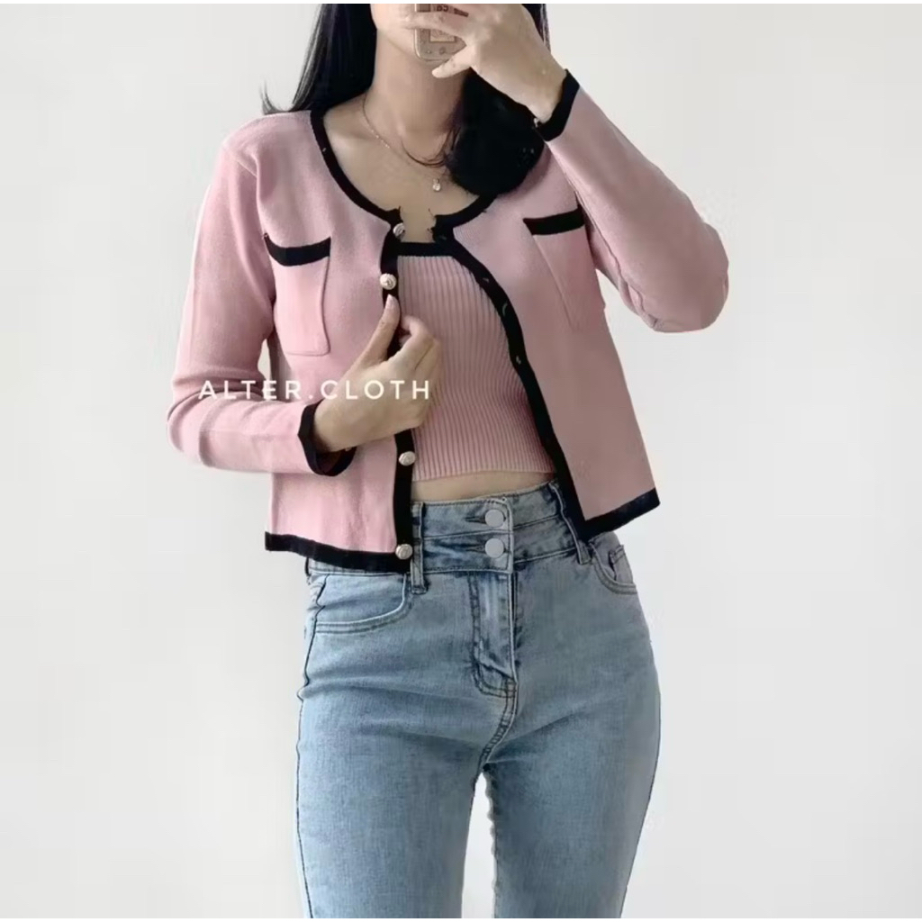 set cardigan + tanktop