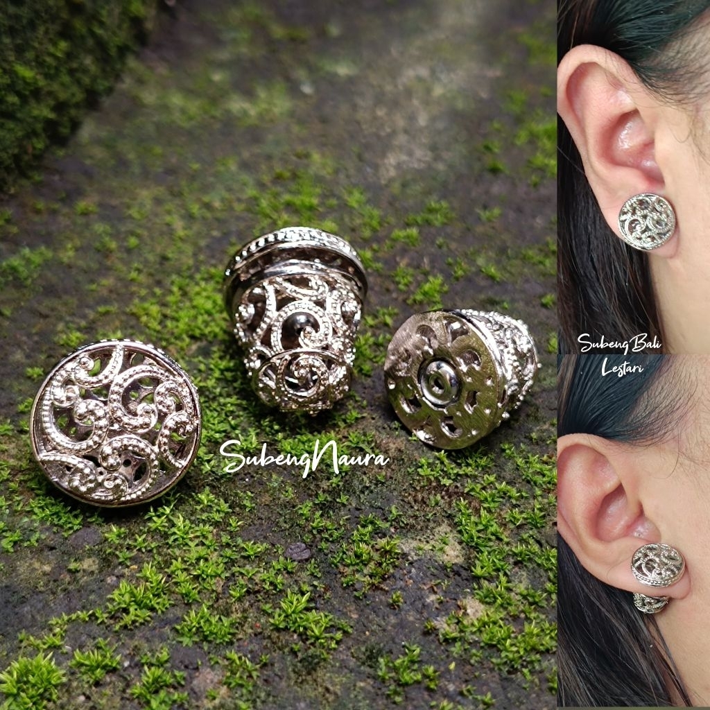 subeng Bali | anting Bali | giwang Bali model Subeng Naura alpaka bakar