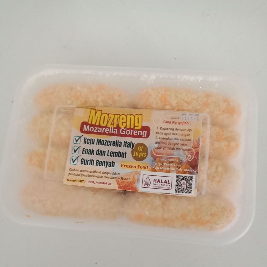 Mozreng / mozarella goreng isi 16