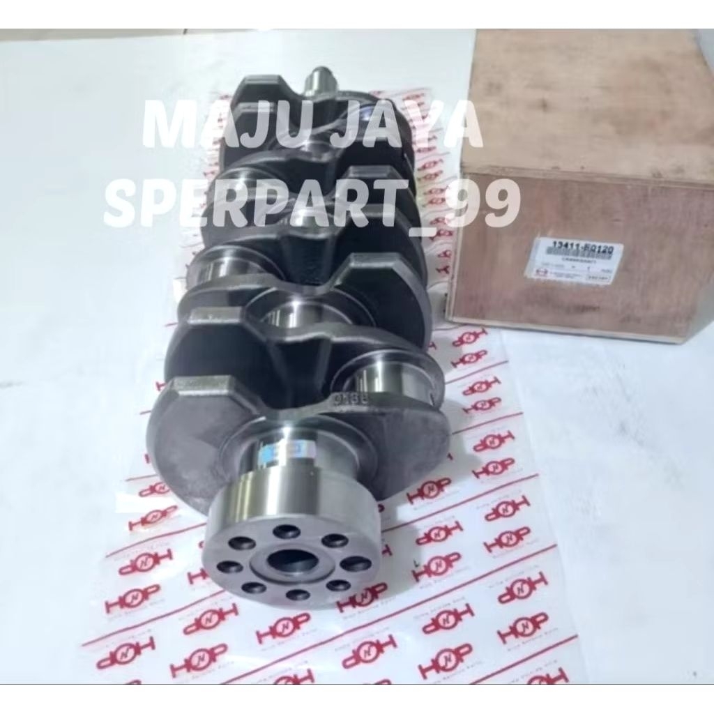 CRANK SHAFT AS KRUK KER AS TOYOTA DYNA HT125 DUTRO HT130 8 HOLE ASLI ORIGINAL GRESS