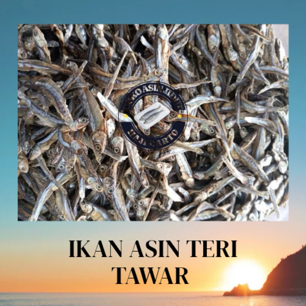 Ikan Asin Teri Tawar Kering Super 1 Kg