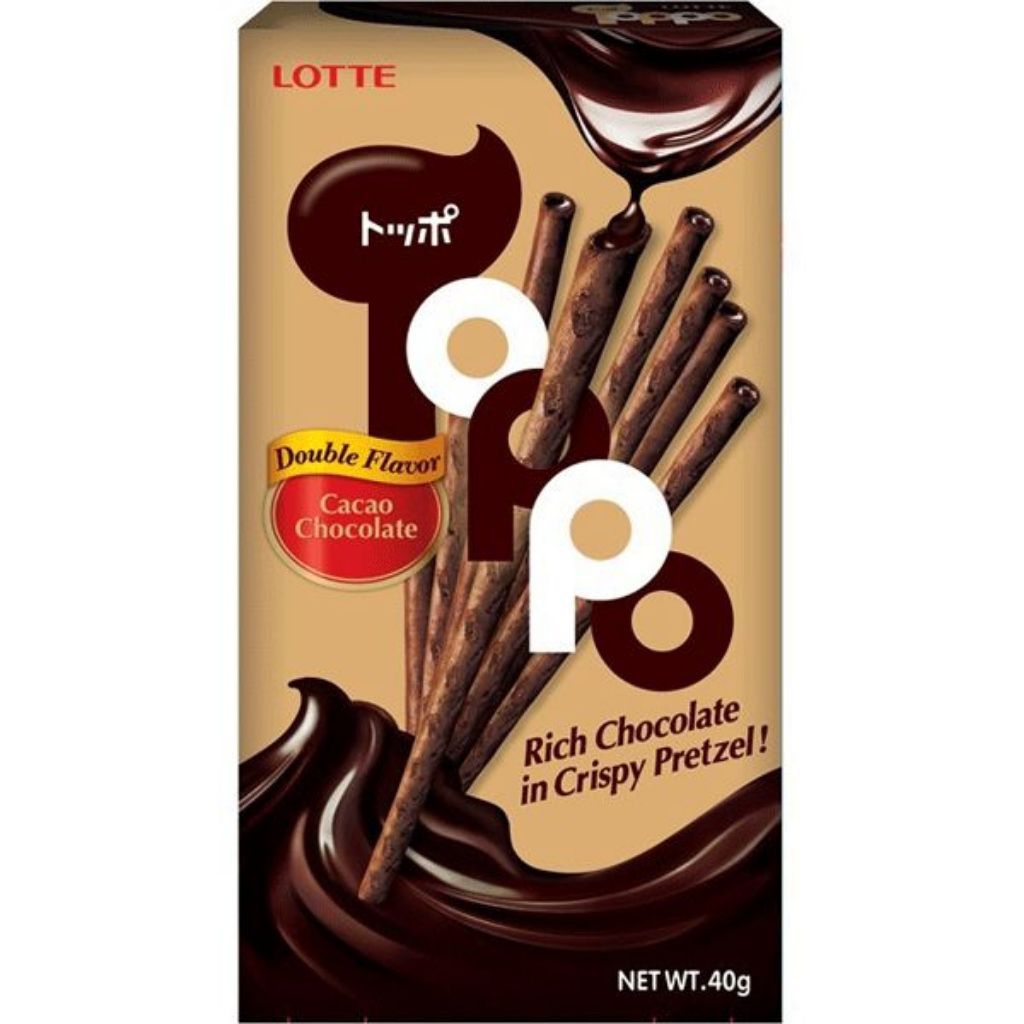 Lotte Toppo Biskuit Stik Coklat Isi 12