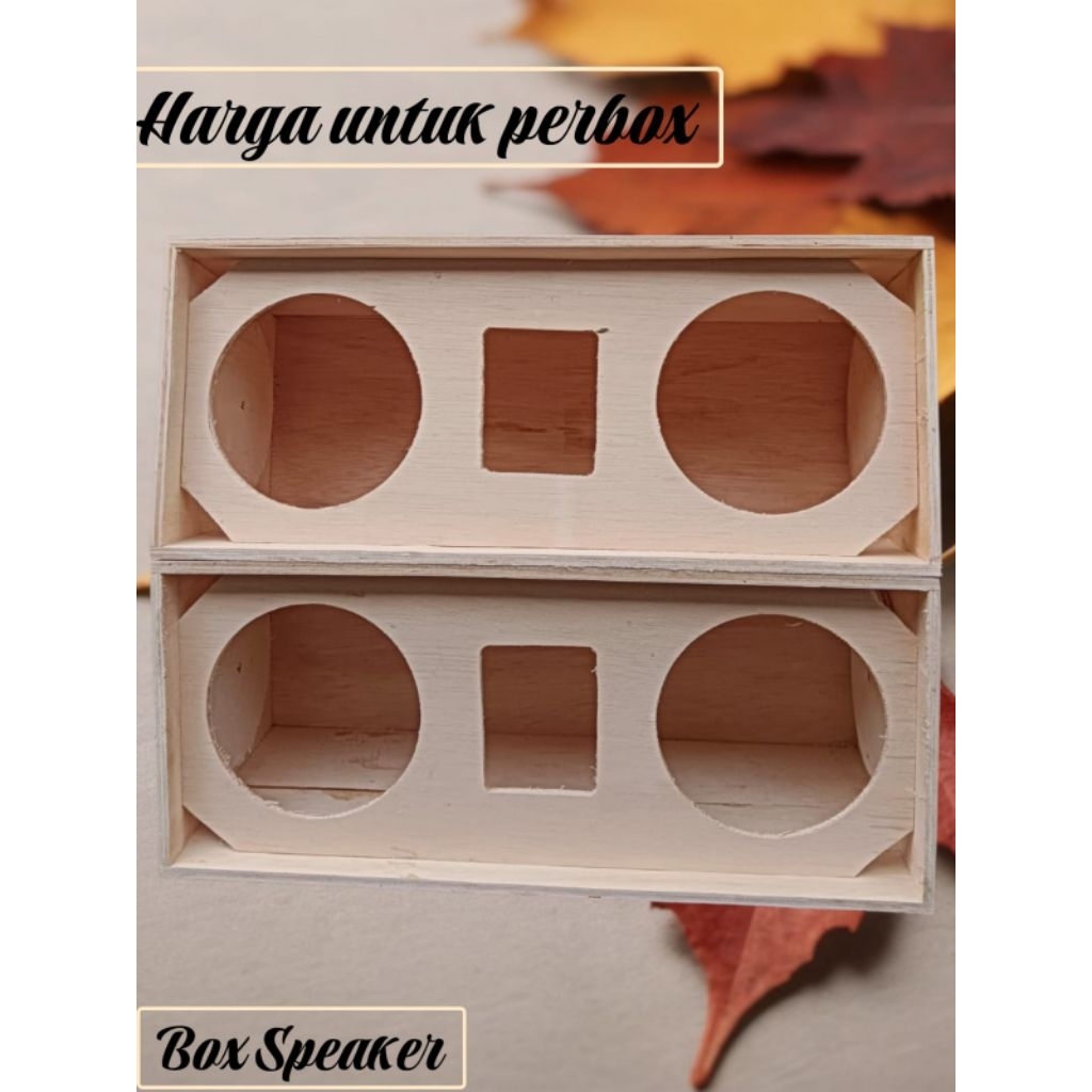 Box Speaker 6 Inch Dobel ples tweter Audax AX65 ( box saja )