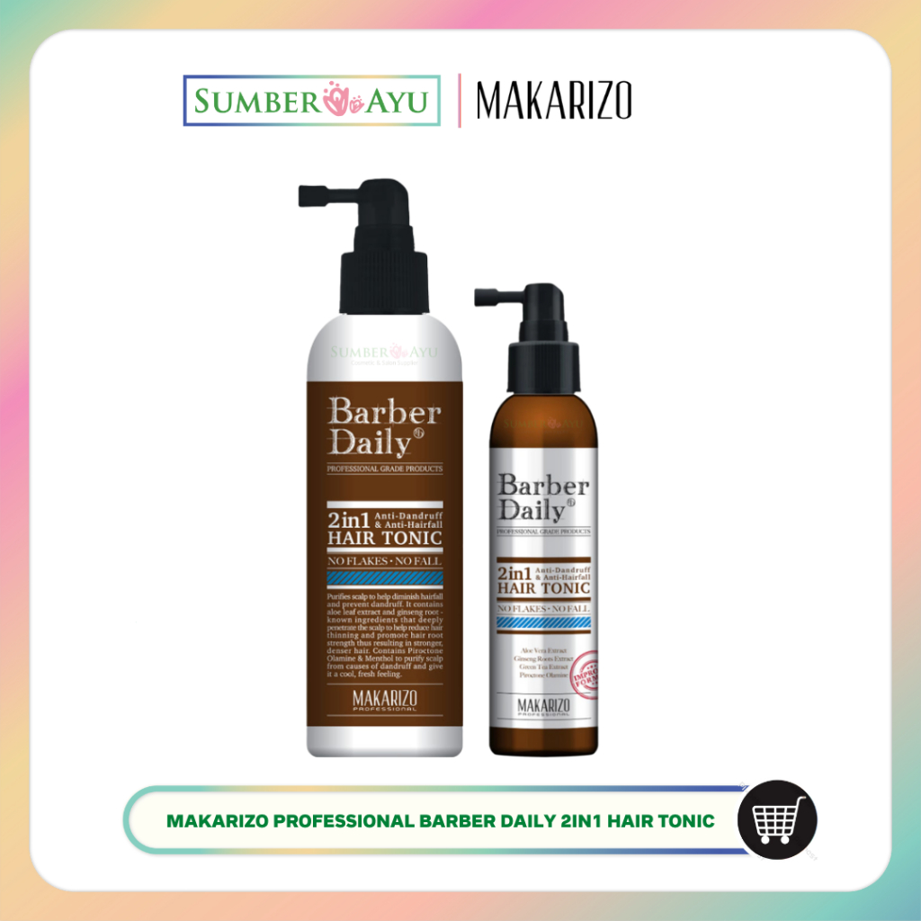 MAKARIZO PROFESSIONAL BARBER DAILY 2IN1 HAIR TONIC