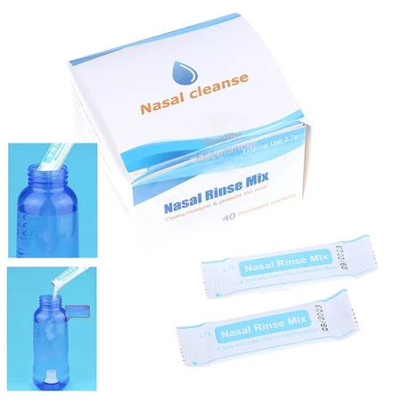 Garam Pembersih Cuci Hidung 2.7 gr Sinus Nasal Rinse Nose Wash Salt Pencuci Waterpulse Irigasi Sinus