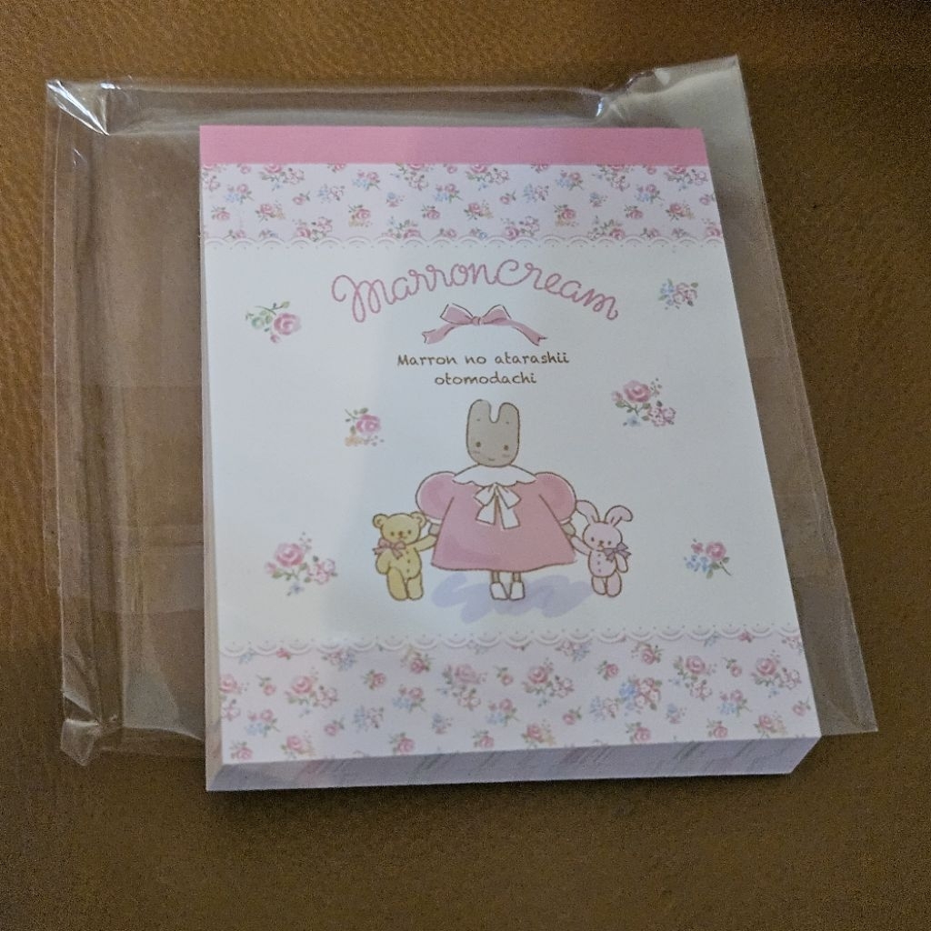 Marron Cream JPN Sanrio Little Memo Marron Cream Buku Kecil Notes Sanrio Ready New
