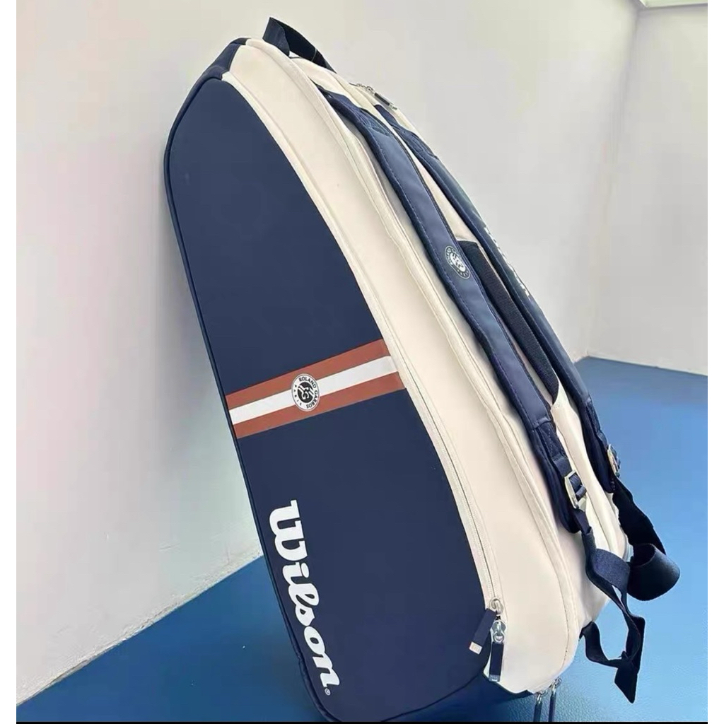 Wilson Roland Garros tenis bag 9PK tennis racket bag tas tenis Wilson tas raket tenis Original