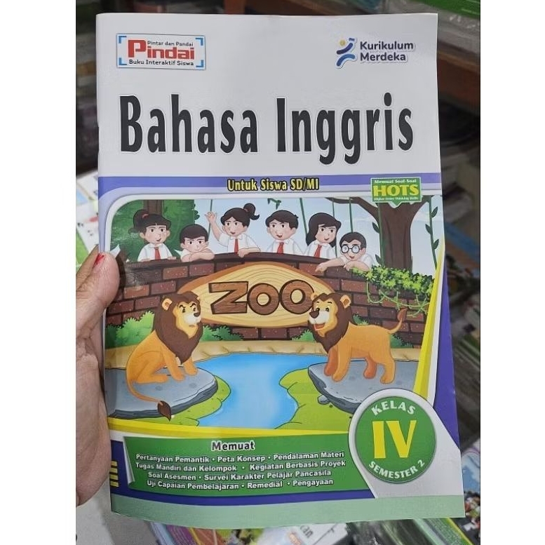 Buku LKS Bahasa Inggris Kelas 4 SD/MI Semester 2