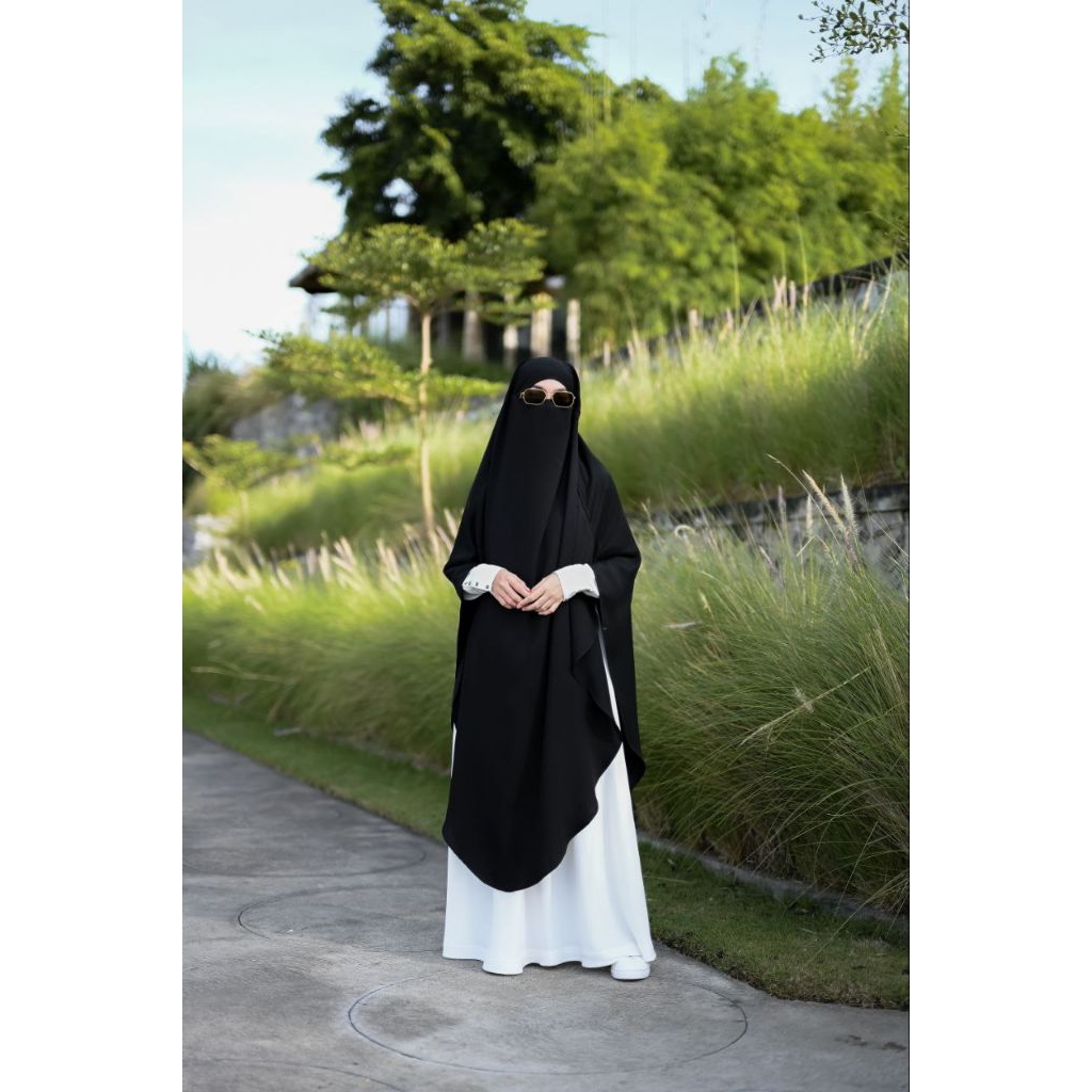 Khimar Al Arabian Butik Khimar Non Ped  Fk Medium Fk Jumbo Khimar Qatary Al Arabian butik Khimar Non