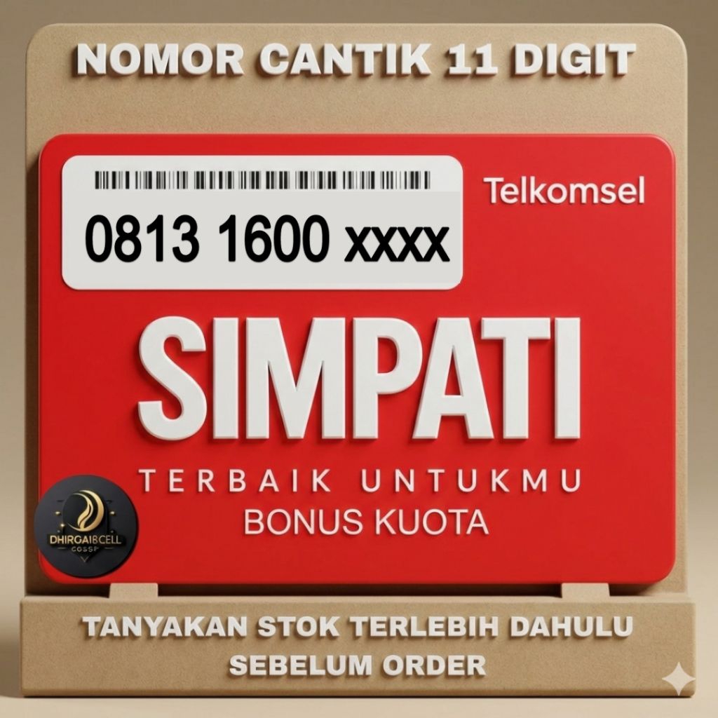 Nomor Cantik Simpati 5G Kartu Perdana 3GB