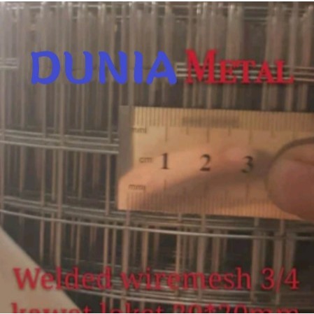 Welded wire mesh kawat loket 3/4 (20mm x 20mm)
