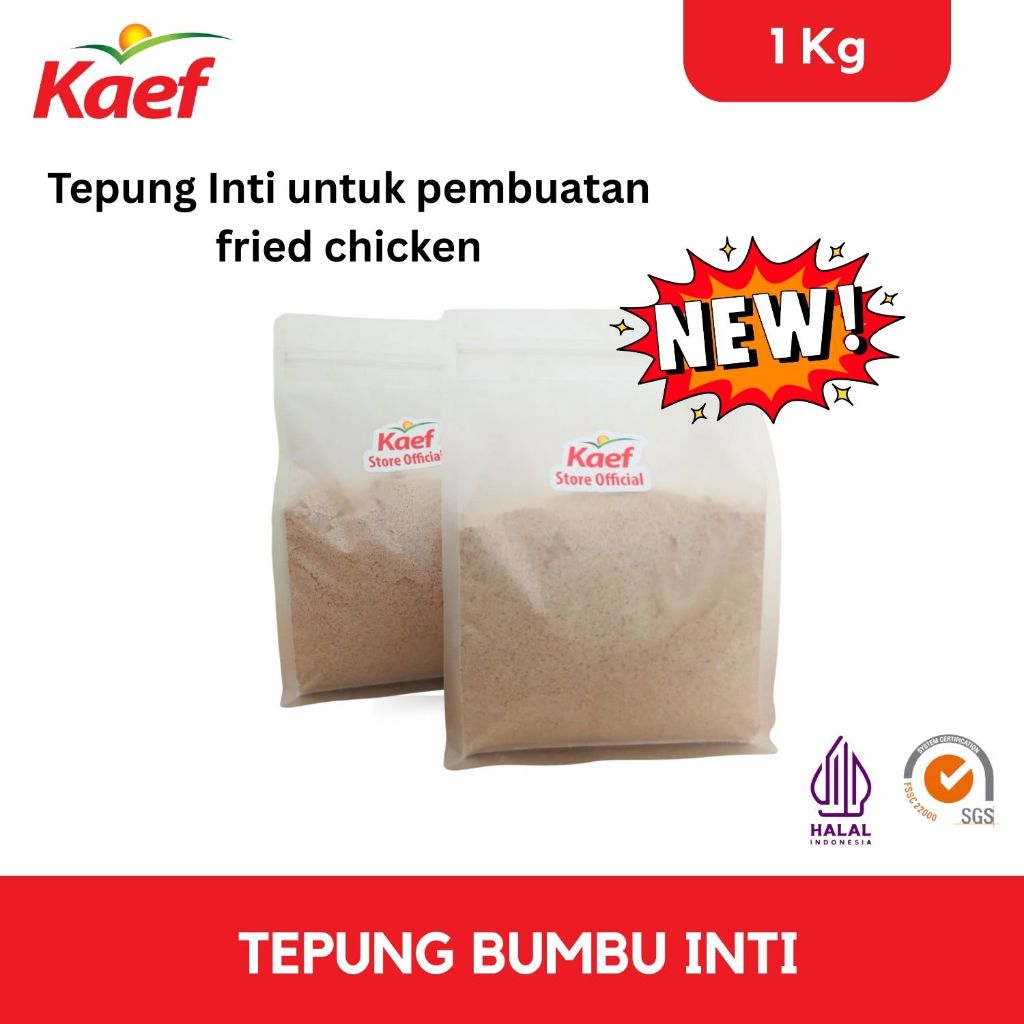 Tepung Bumbu Inti Kaef 1 Kg | Tepung Biang Fried Chicken 1 Kg | Tepung Premix Fried Chicken 1kg - Pr