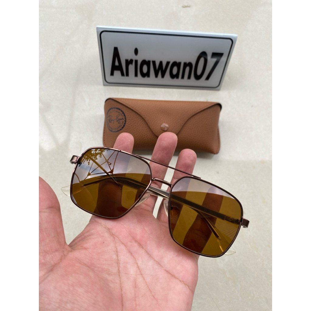 kacamata Ray-ban rb 5668 fram coklat kaca coklat sz 56