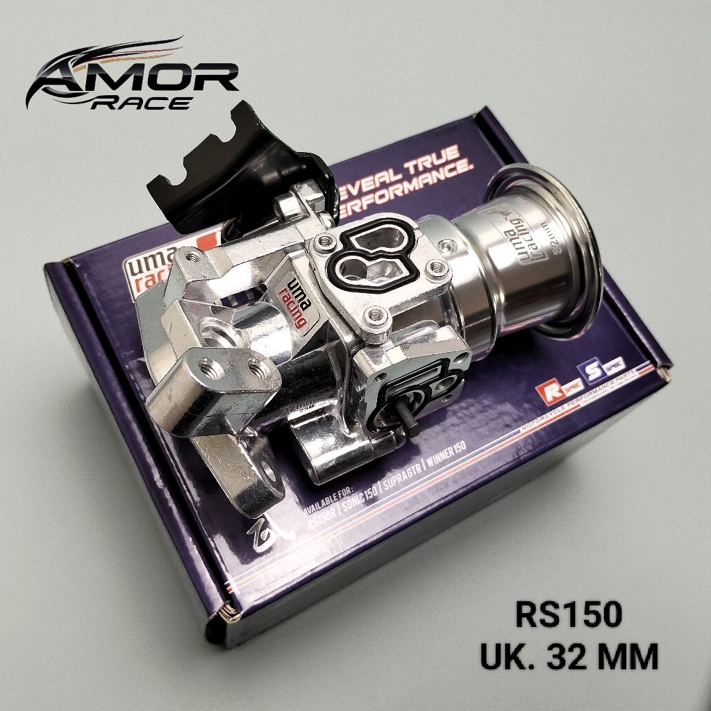THROTTLE BODY TB UMA RACING - UK. 32 MM - RS150R SONIC 150 SUPRA GTR WINNER 150