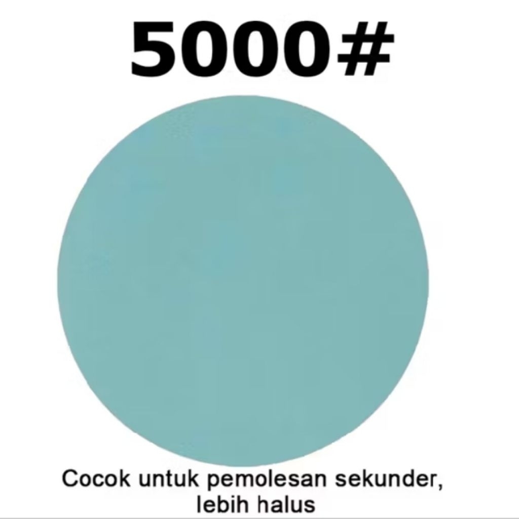 Amplas Velcro 4 Inch Grit 5000 Amplas Halus Finishing Poles Cat Mobil Motor Sandpaper Bulat untuk Me