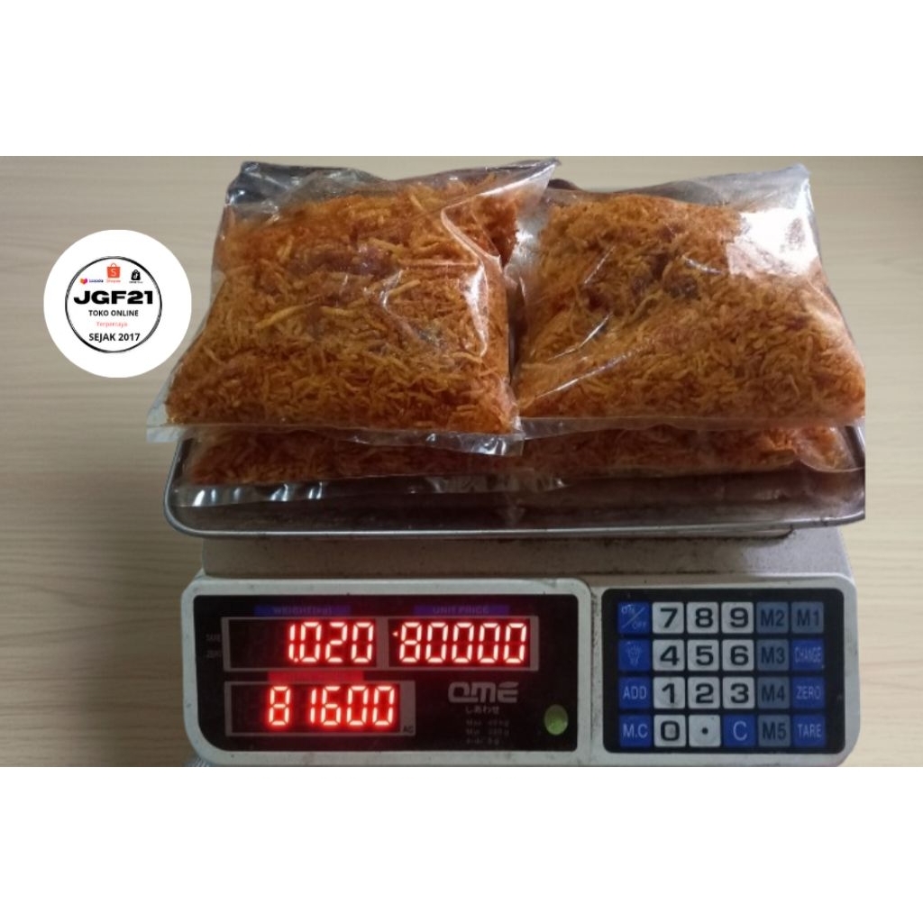 Terlaris No.1 Kentang Mustofa 1KG Renyah gurih Balado,Pedas, Manis tanpa pengawet  ByJgf21