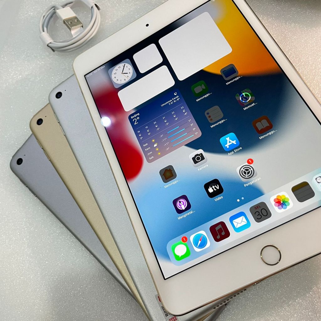 (COD)Ipad Apple Mini 3 & 4  Wifi Only Kondisi Mulus Second Original Inter Termurah 100% Bisa COD