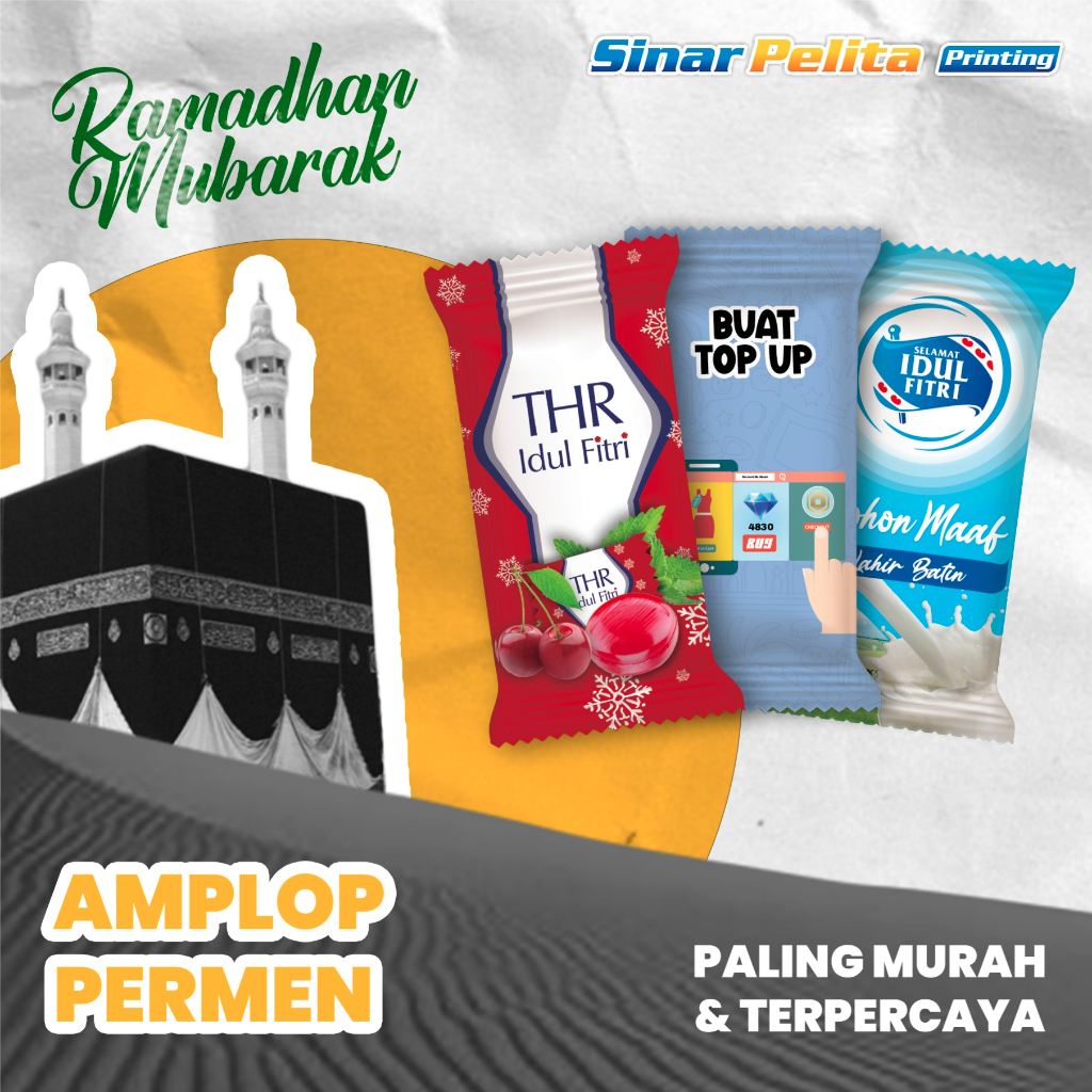 AMPLOP PERMEN VIRAL | AMPLOP LEBARAN | AMPLOP ANGPAO