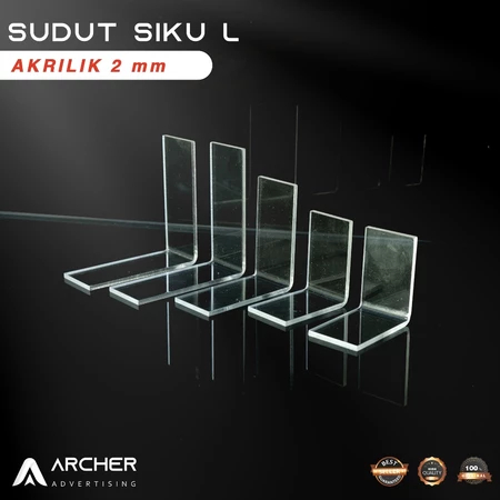 SIKU L SUDUT CUSTOM AKRILIK 2MM